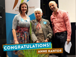 Anne Kantor is a passionate environmentalist who has a deep understanding of the sustainability challenges humanity and the planet face, and she has done whatever she can to help deliver better environmental outcomes for Victoria and Australia over many decades. Anne has been an incredibly generous supporter of Environment Victoria since she started her association with the organisation nearly 30 years ago in 1986, and we thank her deeply for her longstanding contribution.